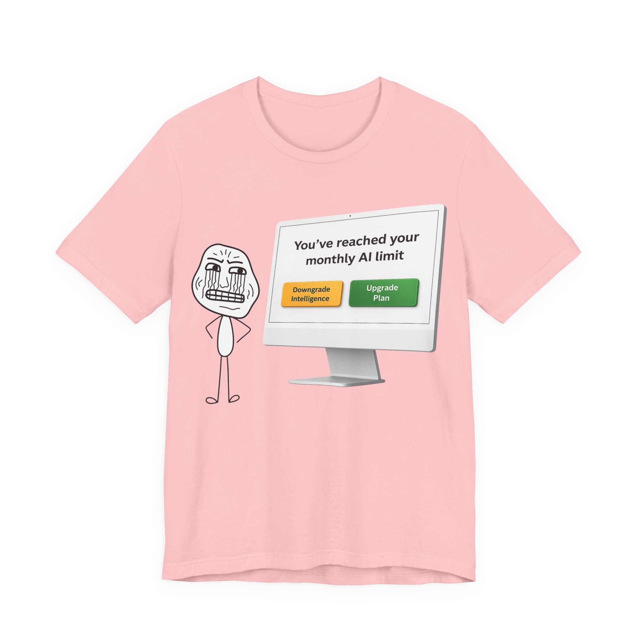 ai monthly limit reached t shirt – funny ai quota exceeded upgrade plan meme tee ai monthly limit reached t shirt – funny ai quota exceeded upgrade plan meme tee