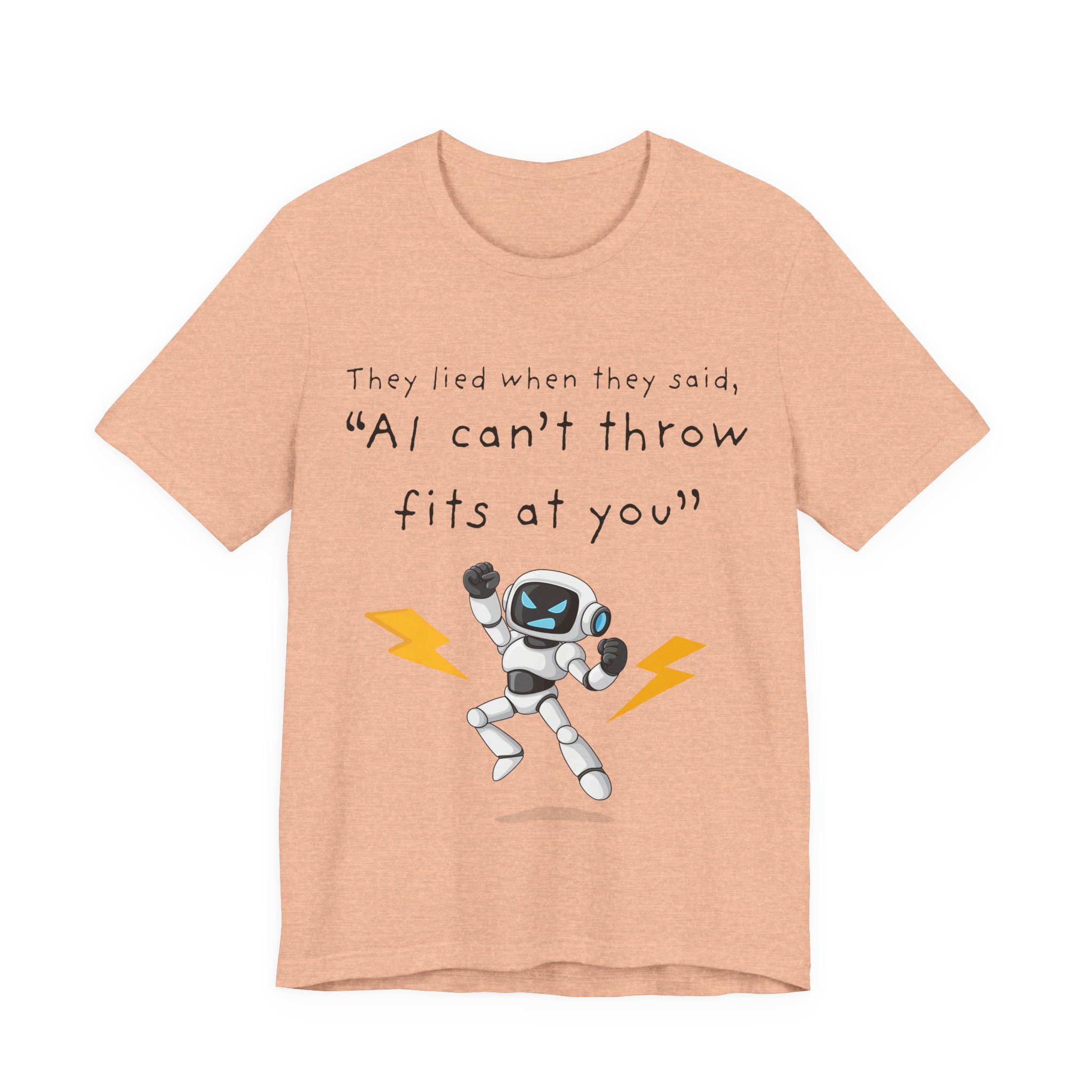 ai robot throwing fits t shirt funny tech humor tee ai attitude ai throwing tantrums meme tee tech humor shirt bella + canvas 3001 ai robot throwing fits t shirt funny tech humor tee ai attitude ai throwing tantrums meme tee tech humor shirt bella + canvas 3001