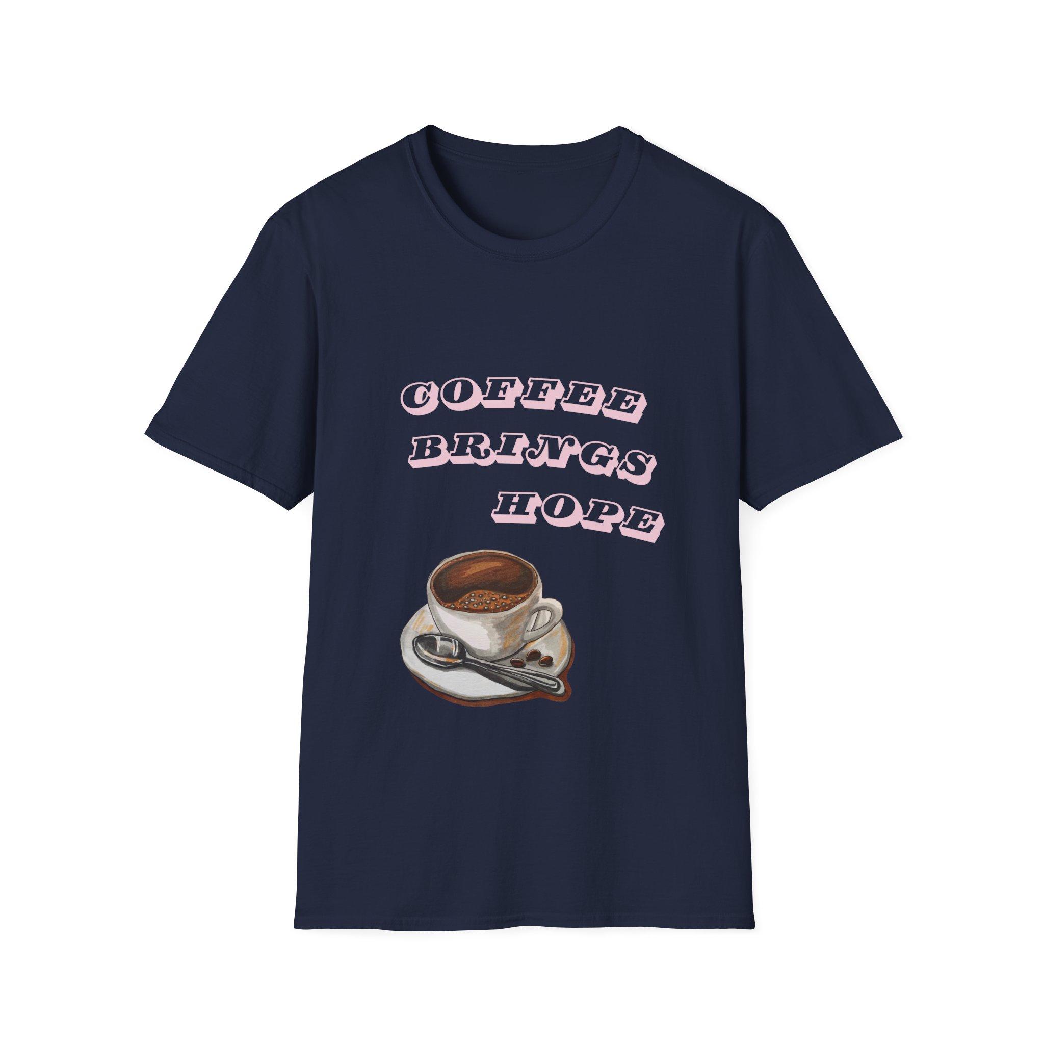 coffee brings hope funny coffee lover t shirt cute caffeine humor tee vintage cup graphic tee gildan 64000 coffee brings hope funny coffee lover t shirt cute caffeine humor tee vintage cup graphic tee gildan 64000