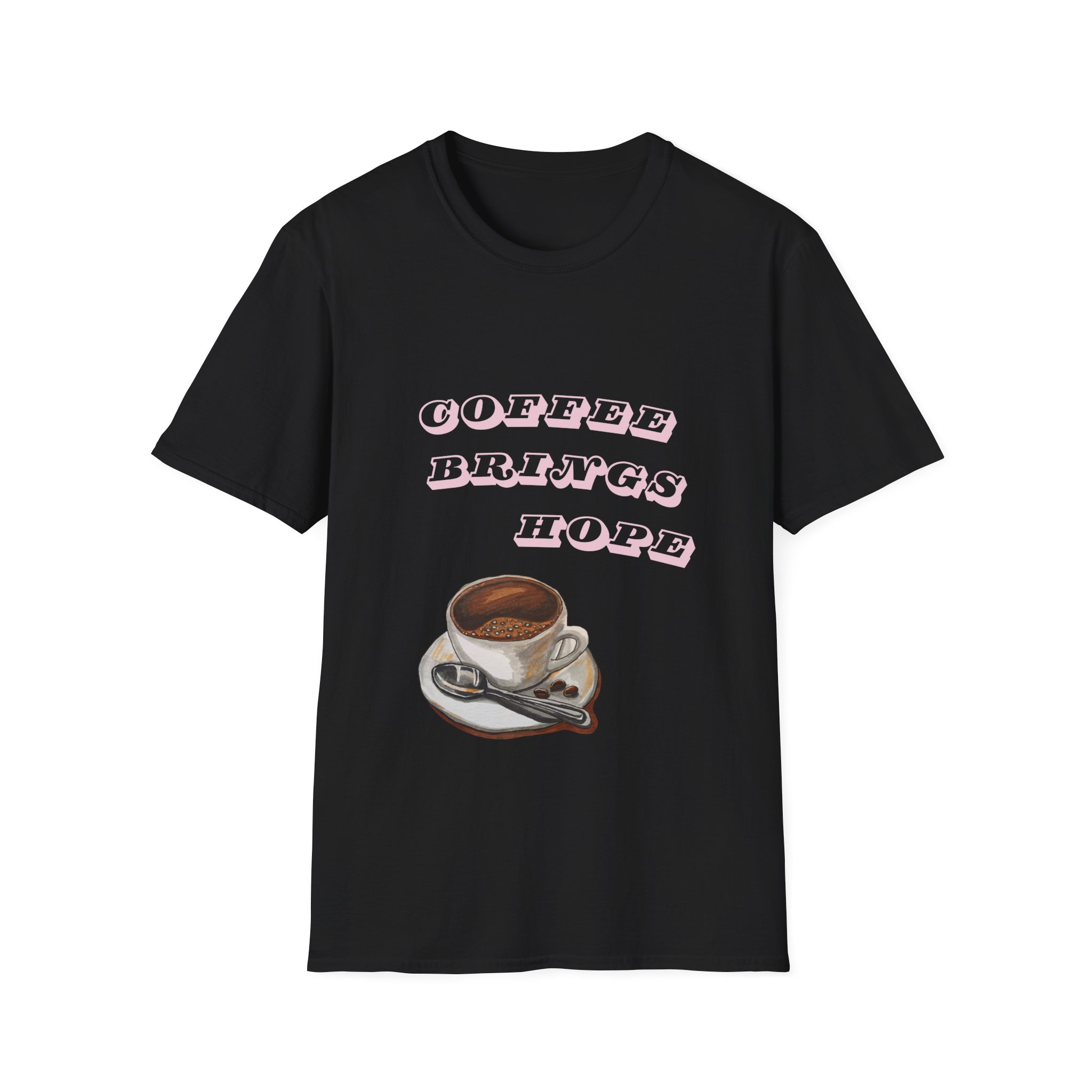 coffee brings hope funny coffee lover t shirt cute caffeine humor tee vintage cup graphic tee gildan 64000 coffee brings hope funny coffee lover t shirt cute caffeine humor tee vintage cup graphic tee gildan 64000
