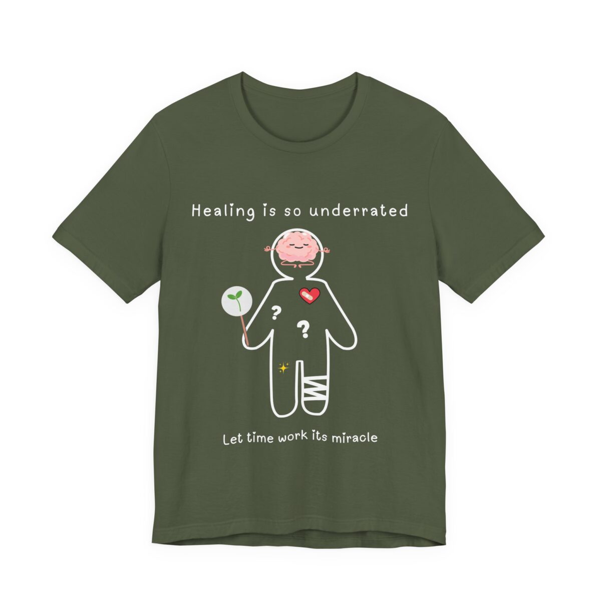 healing is so underrated mental health awareness self care tee healing journey shirt bella + canvas 3001
