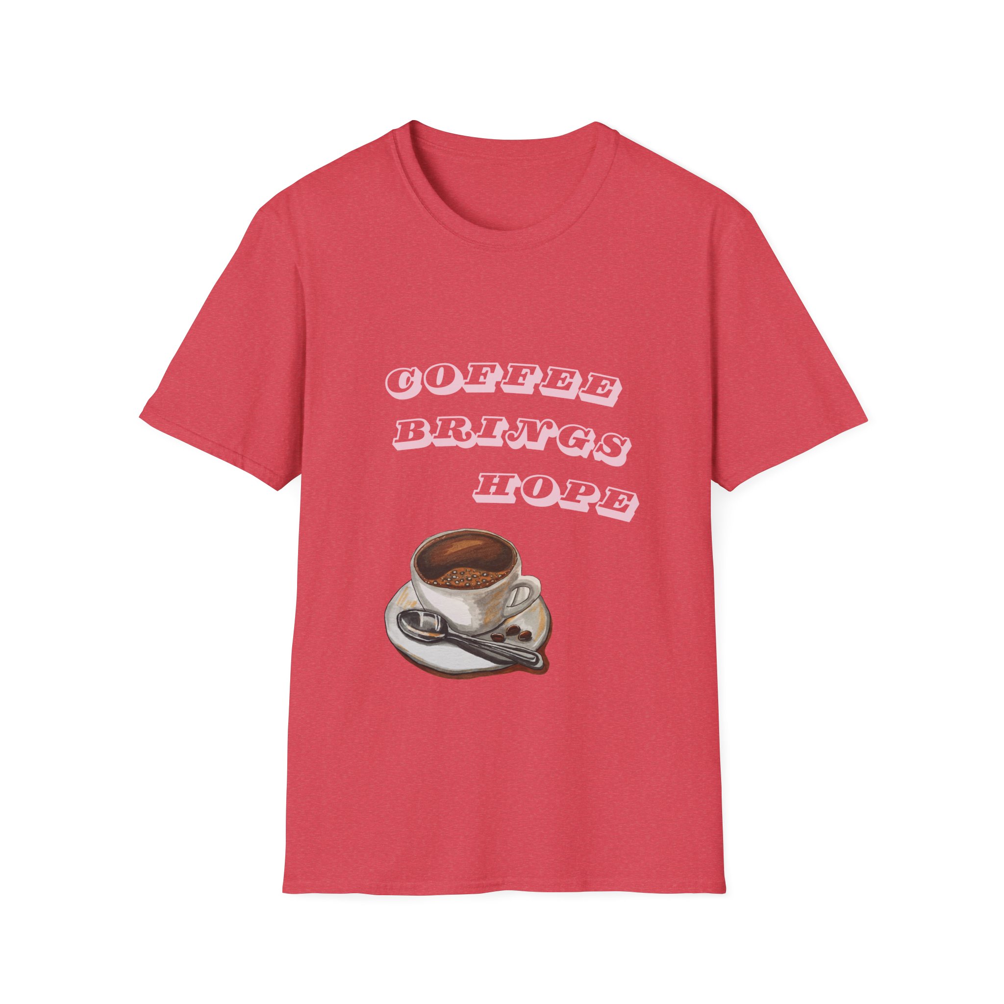 coffee brings hope funny coffee lover t shirt cute caffeine humor tee vintage cup graphic tee gildan 64000 coffee brings hope funny coffee lover t shirt cute caffeine humor tee vintage cup graphic tee gildan 64000