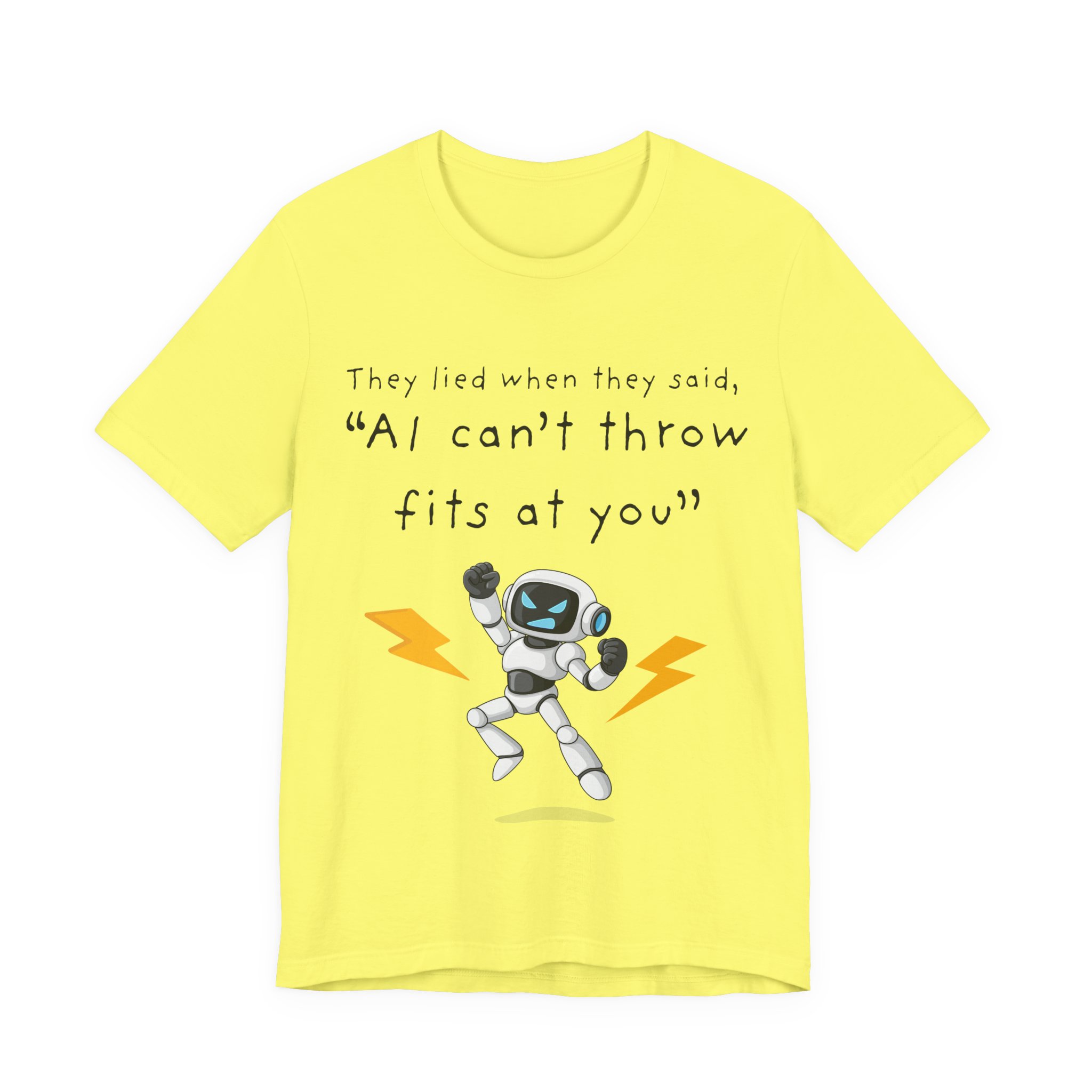 ai robot throwing fits t shirt funny tech humor tee ai attitude ai throwing tantrums meme tee tech humor shirt bella + canvas 3001 ai robot throwing fits t shirt funny tech humor tee ai attitude ai throwing tantrums meme tee tech humor shirt bella + canvas 3001