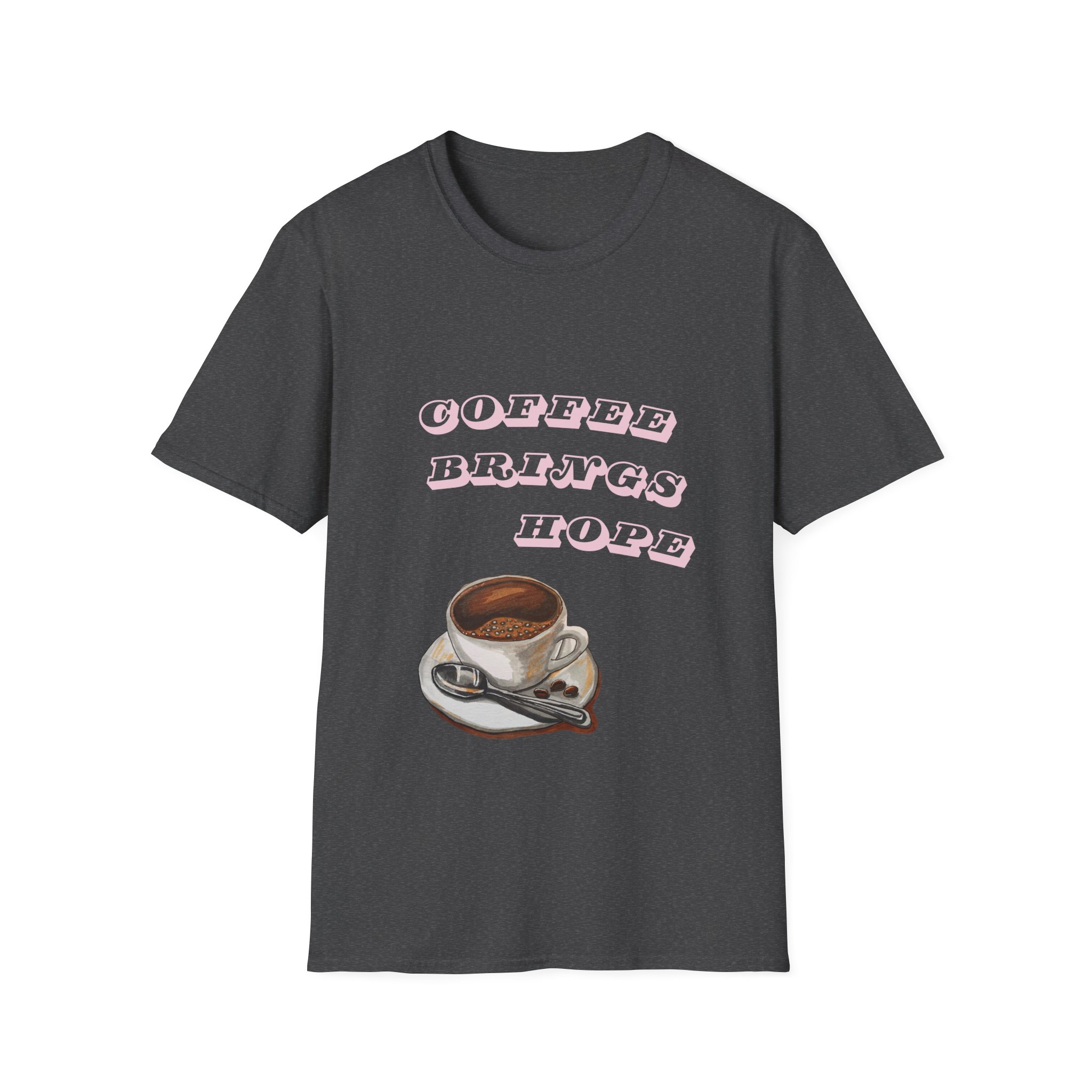 coffee brings hope funny coffee lover t shirt cute caffeine humor tee vintage cup graphic tee gildan 64000 coffee brings hope funny coffee lover t shirt cute caffeine humor tee vintage cup graphic tee gildan 64000