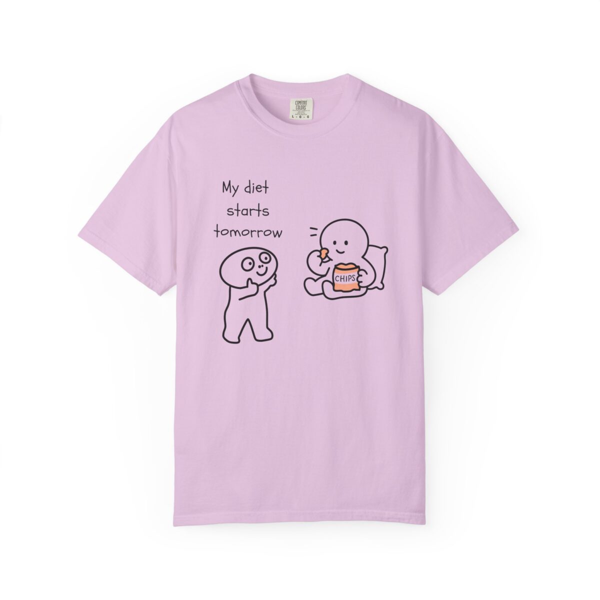 my diet starts tomorrow funny diet t shirt healthy eating humor comfort colors 1717 graphic tee
