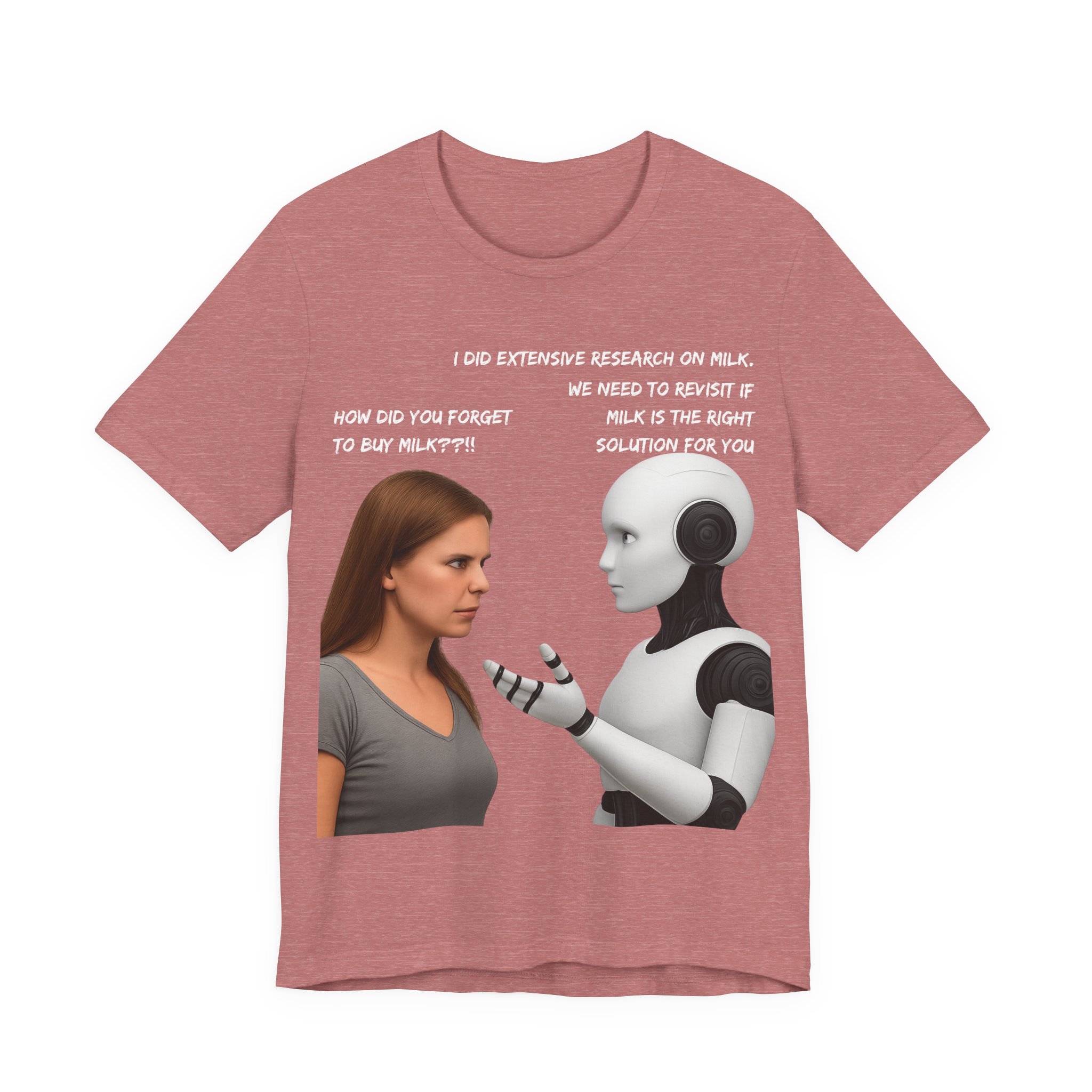 ai forgot the milk ai helper t shirt funny ai overthinking meme ai overcomplicates situation graphic tee funny ai moments bella + canvas 3001 ai forgot the milk ai helper t shirt funny ai overthinking meme ai overcomplicates situation graphic tee funny ai moments bella + canvas 3001