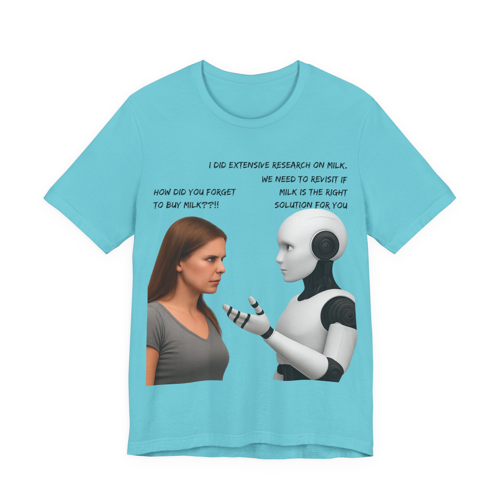 ai forgot the milk ai helper t shirt funny ai overthinking meme ai overcomplicates situation graphic tee funny ai moments bella + canvas 3001 ai forgot the milk ai helper t shirt funny ai overthinking meme ai overcomplicates situation graphic tee funny ai moments bella + canvas 3001