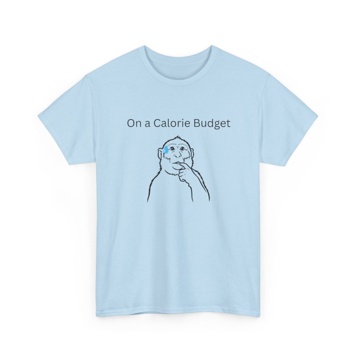 on a calorie budget funny diet t shirt weight loss & calorie counting gildan 5000 unisex tee