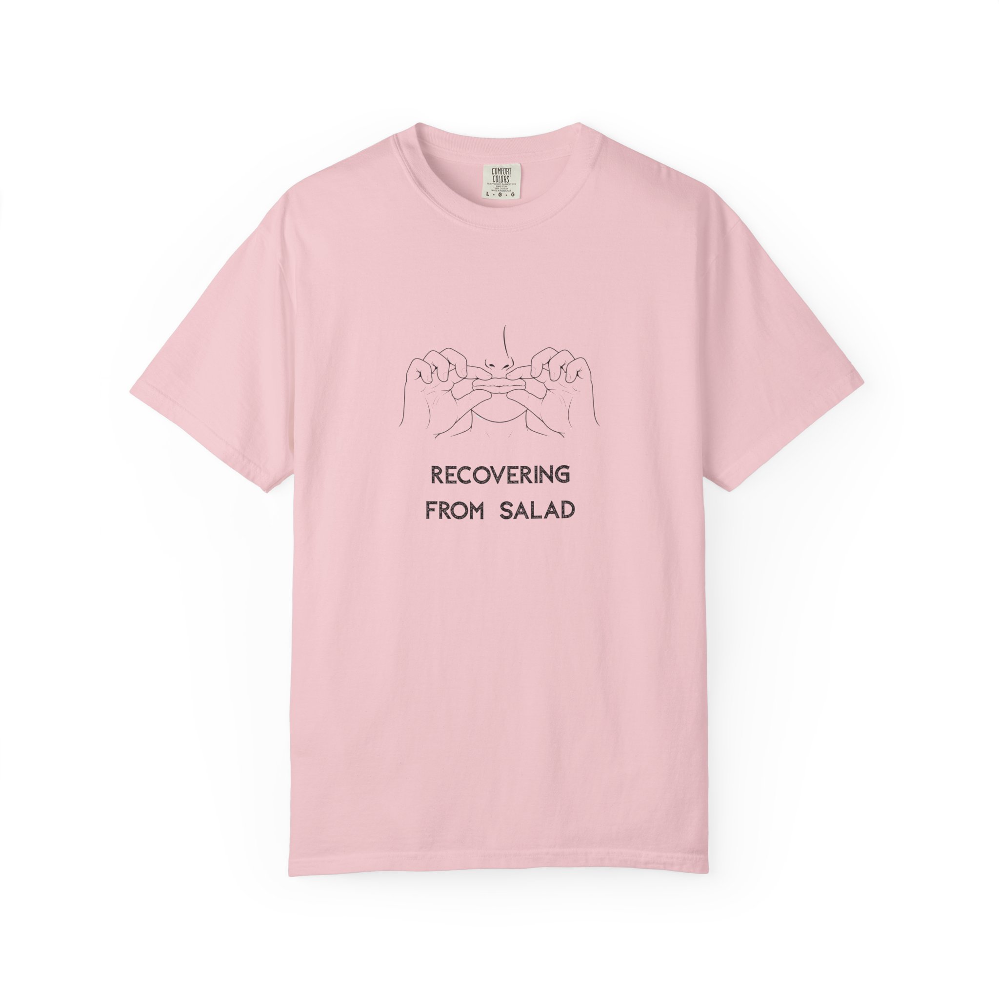recovering from salad funny food humor comfort colors 1717 unisex t shirt recovering from salad funny food humor comfort colors 1717 unisex t shirt