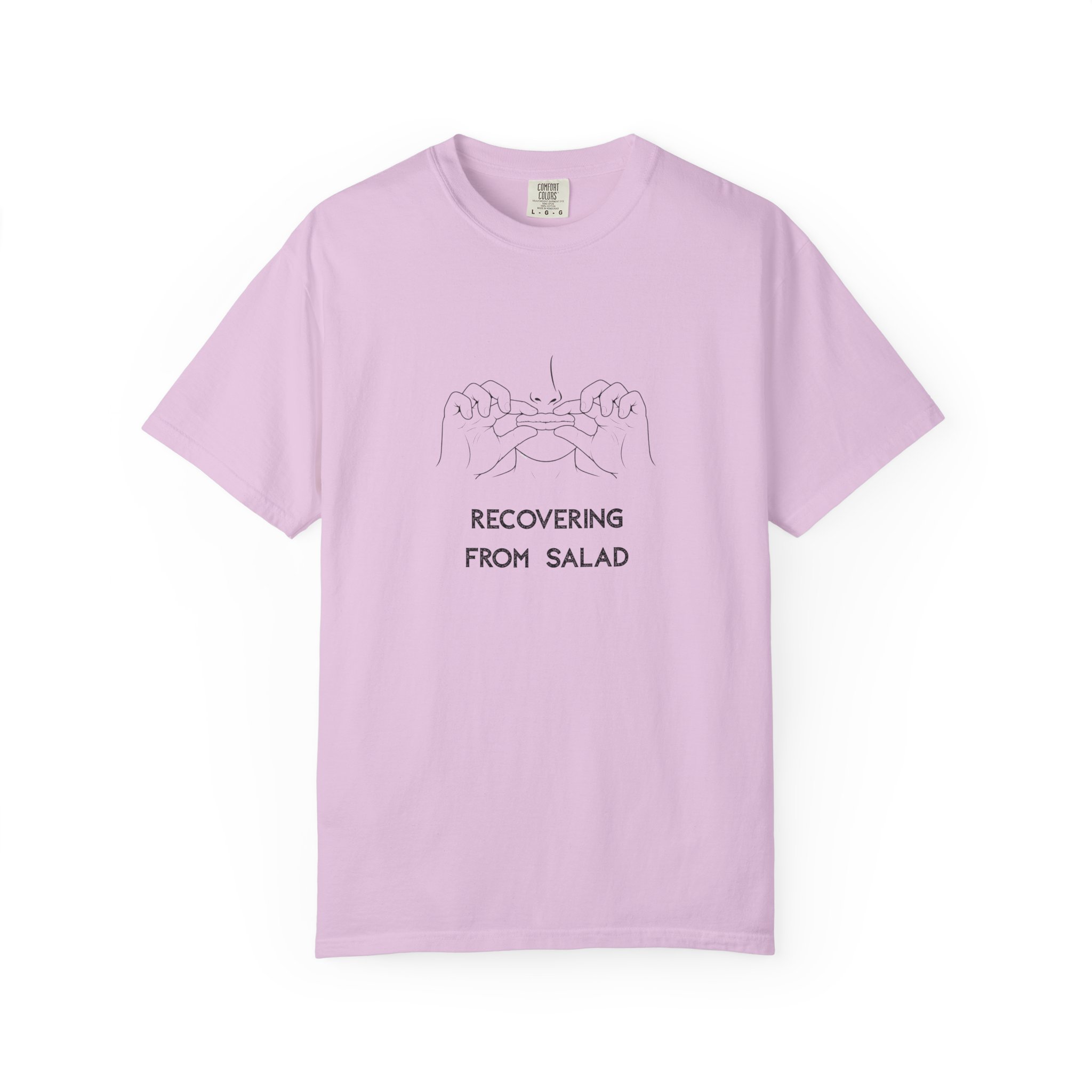 recovering from salad funny food humor comfort colors 1717 unisex t shirt recovering from salad funny food humor comfort colors 1717 unisex t shirt